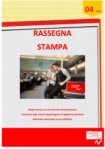 RASSEGNA STAMPA - Fondazione CRC