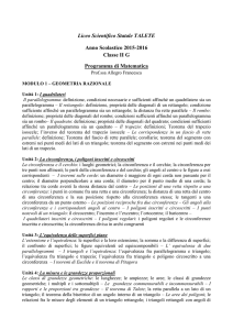 2G MATEMATICA - Liceo Scientifico Talete