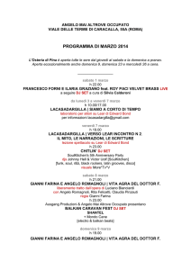 programma di marzo 2014