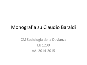 Presentazione Monografia su Baraldi