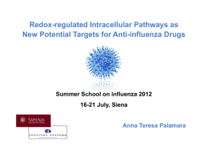 Redox-regulated Intracellular Pathways as New Potential Targets for
