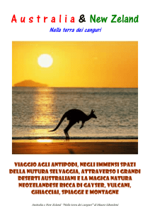 AUSTRALIA e NEW ZELAND Nella terra dei Canguri