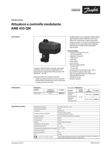 Attuatore a controllo modulante AME 435 QM