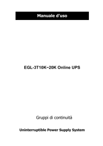 EGL-3T10K~20K Online UPS Gruppi di continuità