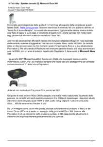 Hi-Tech Italy | Speciale console [2]: Microsoft Xbox 360