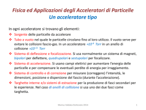 Fisica ed Applicazioni degli Acceleratori di Particelle Acceleratori