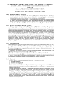 Scienze pedagogiche e dell`educazione