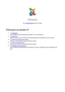 Primi passi con Joomla 1.5