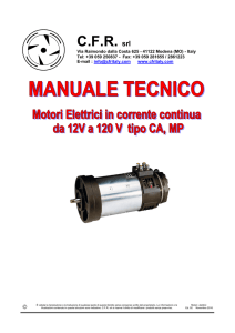 Manuali motori CC