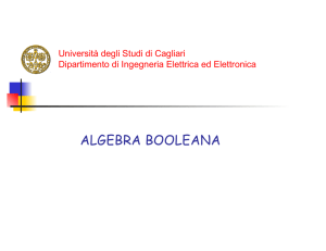Algebra Booleana - Ingegneria elettrica ed elettronica