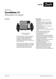 SonoMeter 31 Misuratori di calore