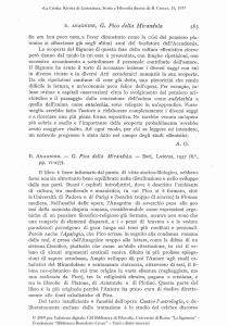 E. ANAGNINE, G. Pico della Mirandola - OJS