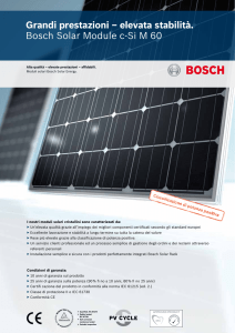 Bosch - Pannelli Solari Bologna