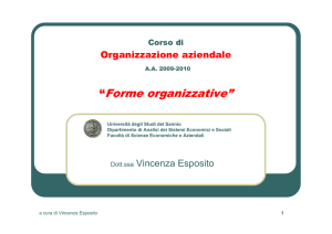Forme organizzative