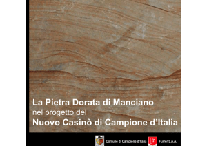 Presentazione di PowerPoint - Comune di Campione d`Italia