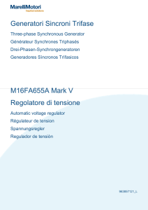 Generatori Sincroni Trifase M16FA655A Mark V