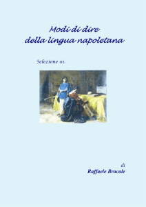 Raffaele Bracale – Modi di dire della lingua napoletana