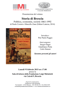Storia di Brescia - Fondazione Luigi Micheletti