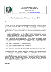 relazione illustrativa del programma annuale 2013-14