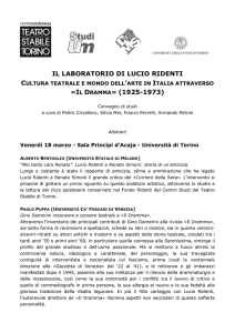 il laboratorio di lucio ridenti