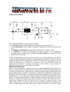 SCHEMA ELETTRICO Nello schema distinguiamo i