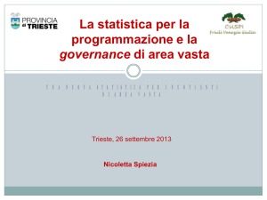 Diapositiva 1 - Trieste Statistica