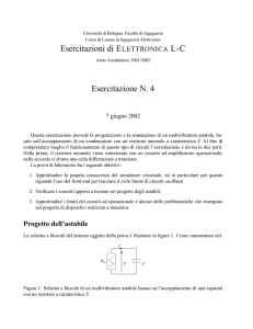 Esercitazioni di ELETTRONICA L