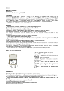 ZODIAC Manuale d`istruzioni ZDRF