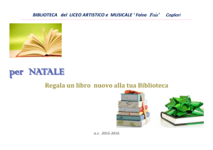 Regala un libro nuovo alla tua Biblioteca