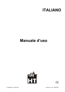 ITALIANO Manuale d`uso - ht