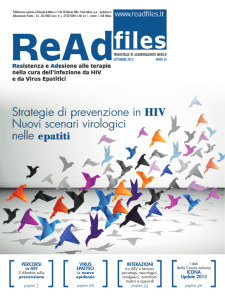 PERCORSI in HIV VIRUS EPATITICI ICONA Update 2013