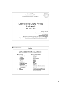 Laboratorio Micro Rocce I minerali - People