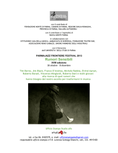 ParmaJazz Frontiere festival 2013 - Il programma