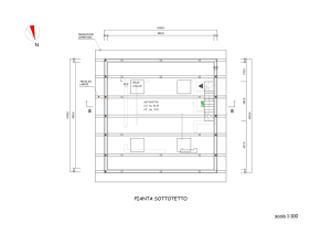 N scala 1:100 PIANTA SOTTOTETTO BB