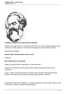 Pitagora, Marx e i filosofi rossi