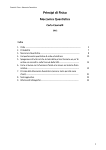 Le note di meccanica Quantistica