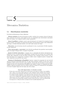 capitolo 5 - Meccanica Statistica