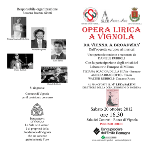 2012 Centro Studi Vignola Opera Lirica