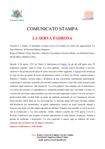 COMUNICATO STAMPA - Sardegna Cultura