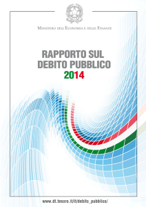 Rapporto sul Debito Pubblico 2014