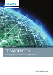 Teamcenter Overview Brochure (Italian)