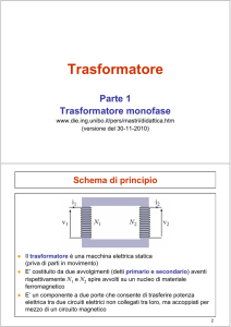 Trasformatore (parte 1 - Trasformatore monofase)