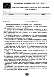 Laboratorio di Elettronica “Primo LEVI” – 2014-2015