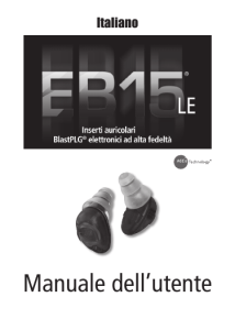 EB15-LE BlastPLG Electronic Earplugs User Manual