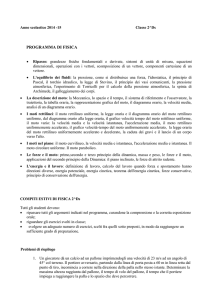 programma di fisica - Liceo Marie Curie Meda