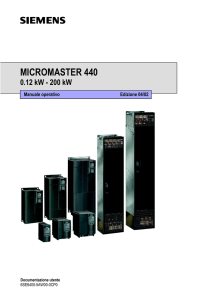 micromaster 440 - Siemens Support
