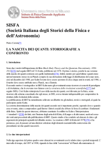 SISFA (Società Italiana degli Storici della Fisica e dell`Astronomia)