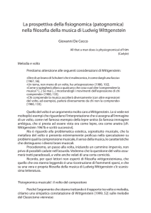 La prospettiva della fisiognomica (patognomica) nella filosofia della