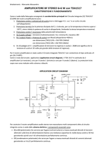 AMPLIFICATORE CON TDA1517 - Funzion