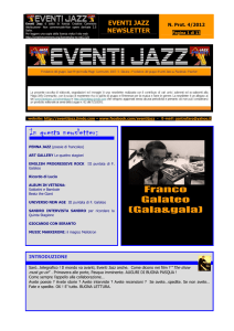 eventi jazz newsletter - fazcher.com home page